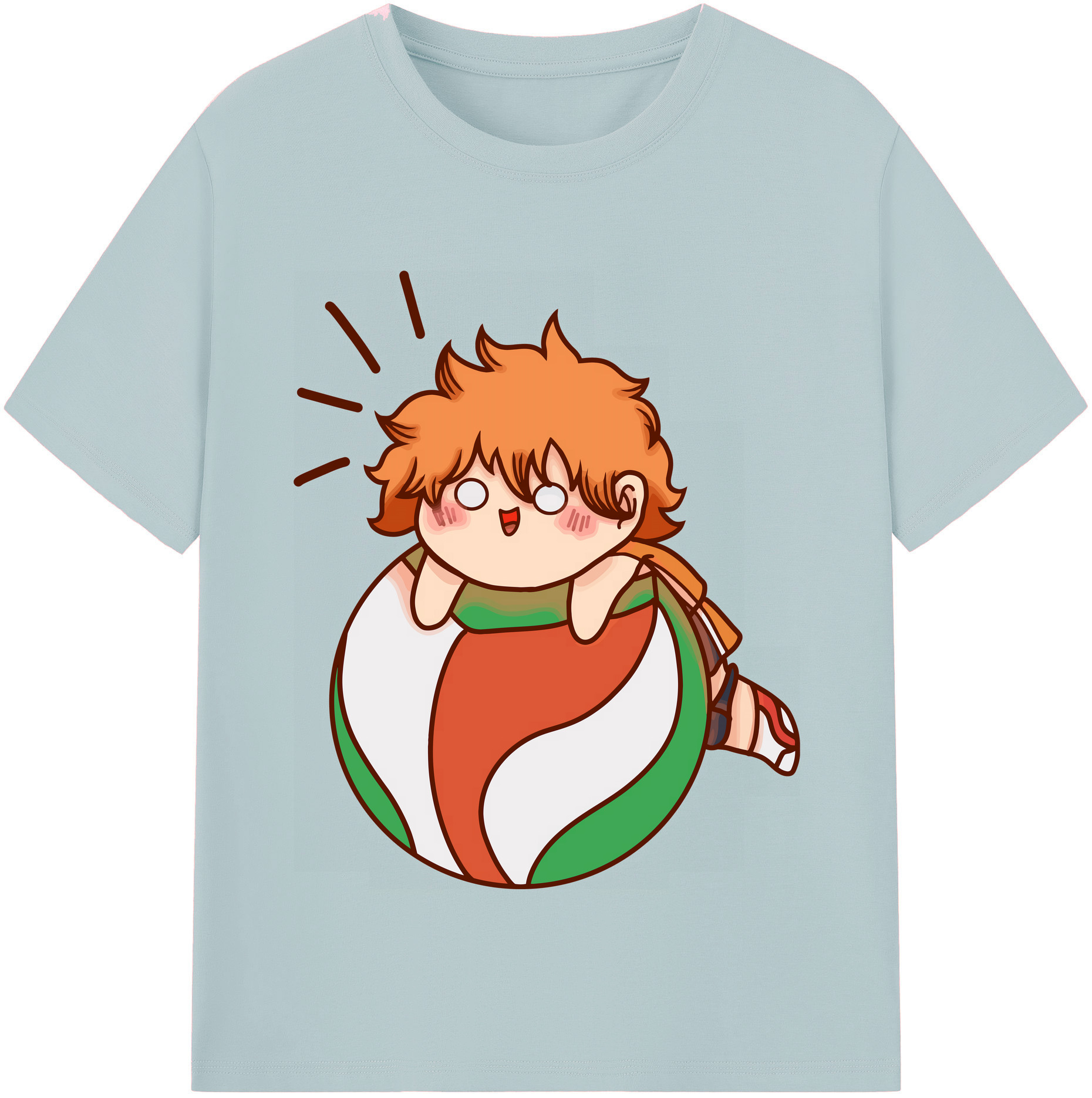 （画像用） ハイキュー!! Haikyu!! 綿100％半袖Tシャツ（フロントプリント）